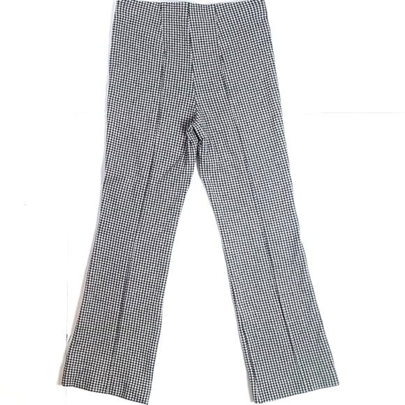 Cartonnier by Anthropologie Houndstooth Elastic Waist Kick Flare Crop Pa… - Picture 7 of 16